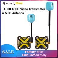 SpeedyBee TX800 Video Transmitter FPV VTX 48CH with 5.8G Antenna For RC FPV Racing Drone