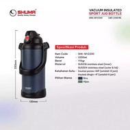SHUMA S/S 316 Vacuum Sport Jug Bottle 2200 ML SH6-SPJ2200