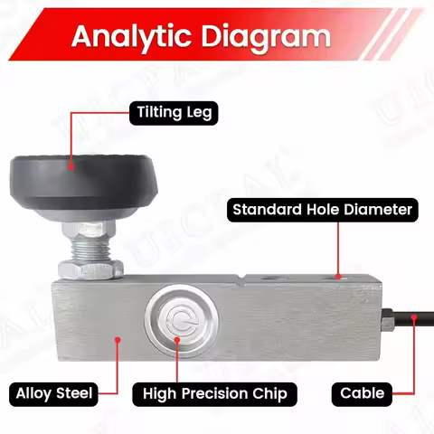 YZC-320C Pressure Load Cell Electronic Scale 500kg 1T 2T 3T 5T with Foot Pad with Cable
