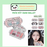 Flower Knows Swan Ballet 6-pan Eyeshadow Palette - Ballet Swan