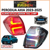 Perodua Axia 2023 - 2025 AMG A45 Albino Design Dynamic Tail Lamp With Signal Running ( ALBINO )