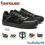 SANDUGO FITGO LACING Cycling Shoes MTB Mountain Bike Shoes 2 Bolts Suitable for All SPD Pedals(XC/AM