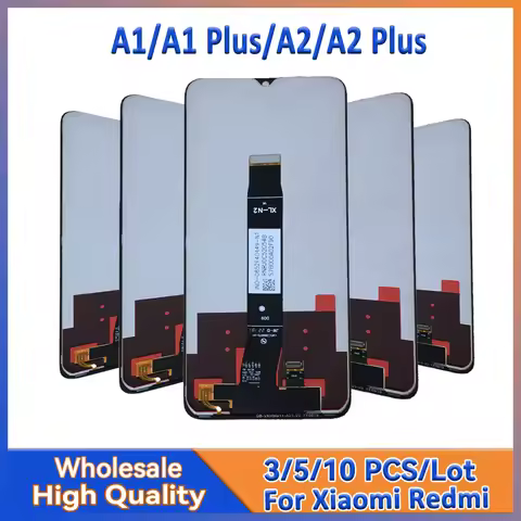 Wholesale 3/5/10 pieces Lot For Xiaomi Redmi A1 LCD A1 Plus Screen With Touch Mount For Redmi A2 Rep