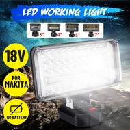 3/4/5/7inches 5500-6000K LED Working Light Lamp Li-ion Battery Supply for Makita Battery Power Tool Electric Tool Part Home 18V