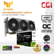 ASUS TUF Gaming GeForce RTX™ 5070Ti 16GB GDDR7 OCEdition (PCIe® 5.0, HDMI®/DP 2.1, 3.125-slot)-TUF-R