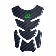 3D Carbon-Look Motorcycle Tank Pad Protector Decal For Kawasaki Z250 Z300 Z650 Z750 Z800 Z900 Z1000