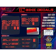 ♞WECAST Elves Bike Frame Decals Sticker and Stickers for Bike Frame