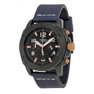 Jam Tangan Pria Fossil FS5066 Original leather Navy Stainless Steel