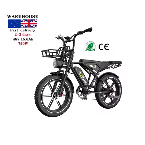 X9 Electric Motorcycles Bike 48V 15.6AH 20 * 4.0 Fatbike Fat Tire Mountain E Hybrid Cargo Dirt Bike