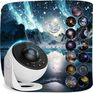 LED Space Galaxy Galaxy Projector 13 in 1 Star Projector Galaxy Light เพดานไฟกลางคืน Milky Way Mood