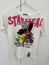 Stayreal x SpongeBob white T-shirt