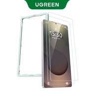 UGREEN Edge-to-Edge HD Clear Tempered Glass Screen Protector (2 Pack) with Frame Aligner, Easy Insta