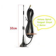SMARTCOM Spiral Modem Antenna Telkomsel ORBIT STAR B310 B311 B312 B315 B525 B593 B525 ZTE MF283 SMA 