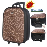 BAG BKK Luggage Wheal กระเป๋าเดินทาง กระเป๋าล้อลากหน้าโฟมขนาด 18 นิ้ว รหัสล๊อค Code F7720-18 Micky