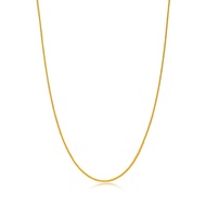 CHOW SANG SANG 999.9 24K Solid Gold Price-by-Weight 4.86g Gold Wheat Chain, Spiga Chain Necklace for