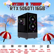 BONMECOM2 คอมประกอบ / CPU AMD AM5 RYZEN 5 7500F / RTX 5060TI 16GB / Case เลือกแบบได้ครับ