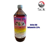 Brightonmax Deton 250 1L/deltametrin/Racun Serangga Insecticide Ulat Pengorek Buah Kutu Trip Ulat Ra