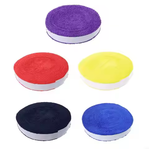 F92E Badminton Tennis Overgrips, Badminton Racket Overgrips,Towel Grip,5 Colors