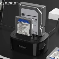 Orico USB 3.0 To SATA Dual Hard Drive Docking Station For 2.5 3.5 Inch HDD SSD Case With Offline Clo