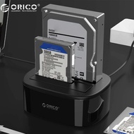 Orico USB 3.0 To SATA Dual Hard Drive Docking Station For 2.5 3.5 Inch HDD SSD Case With Offline Clone Function