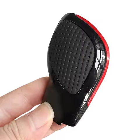 1 Black Knight shift knob gear side cover DSG logo, suitable for Volkswagen Golf 6 7 R GTI Passat B7