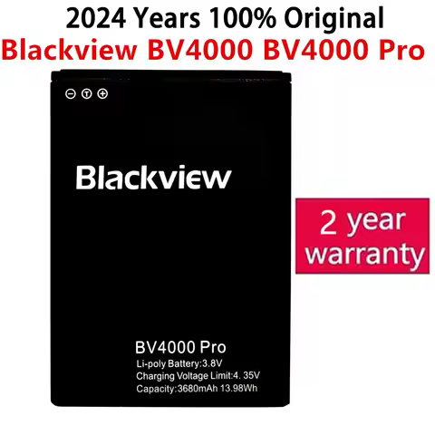 100% Original New 3680mAh Battery BV4000 For Blackview BV4000 BV 4000 Pro MTK6580A Phone High Qualit