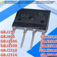 5PCS NEW GBJ15J GBJ2516 GBJ5016 GBJ1510 GBJ3510 GBJ5010 GBJ1508 GBJ3516 GBJ3512 GBJ806 GBJ1506 Recti