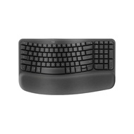 LOGITECH WAVE KEYS WIRELESS ERGONOMIC KEYBOARD - GRAPHITE (TH KEYS) (IP7-001209)