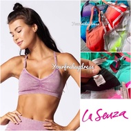 LA SENZA Seamless Modal Lounge Ruched Bralette Super Stretch Unwired Sport Bra Yoga Gym Fitness Airi