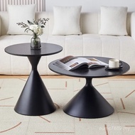Household Simple Coffee Table Small Apartment Solid Wood Living Room Modern Table Log Combination No