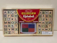 📦現貨📦 Melissa & Doug Letters Alphabet Wooden Stamp Set 英文字母木質印章套裝 印仔stamps