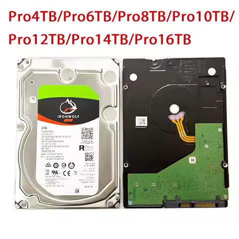 IronWolf Pro Internal Hard Drive,4TB,6TB,8TB,10TB,12TB,16TB,NAS,RAID Network Attached Storage Recove
