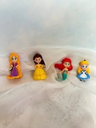 迪士尼 100週年 限定 粒粒 公仔 長髮公主 貝兒 美人魚 愛麗絲 Rapunzel Belle Ariel Alice