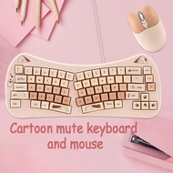 Wireless Keyboard and Mouse Combo Slim Compact 2.4G USB Wireless Mouse and Keyboard Combo 68 keys Ke