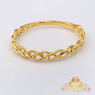 Mydoragold Rapunzel Minimalist Ring | Fashion Ring Series l Gold Ring 916 [916 Gold Ring