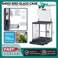 Dayang B4001 Bird Cage Viewing Cage Parrot Cage Budgie Lovebird High Transparency Panoramic Glass