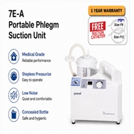 Yuwell Portable Phlegm Suction Pump (Machine 7E-A) + Suction Catheter