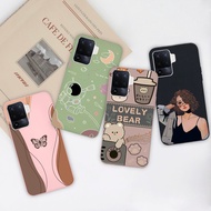 For Oppo A94 A94 5G A95 5G Cases Cute Girl Lovely Astronaut Beautiful Butterfly Matte Silicone Antif