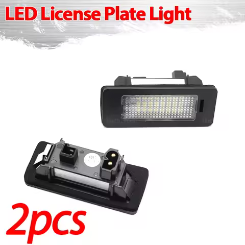 12V LED Number License Plate Light Lamps White Led CANBUS For BMW 1 3 5 x Series E82 E88 E90 E91 E92