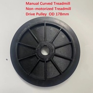 Premium Commercial Pully Wheel Manual Treadmill Spare Parts.Curve