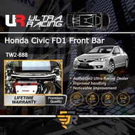 Ultra Racing Safety Bar Honda Civic FD1 FD2 Coupe Front Strut Bar Engine Bar 2 Points Car Suspension