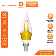 E14 Swirl Tail Candle Bulb with Yellow Light Beard |Ledgiagoc