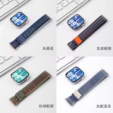 Nylon Strap For Huawei Watch Fit 4 3 Woven Sports Smartwatch Wristband Correa Huawei Watch Fit 4/4 P