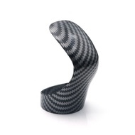 ABS Carbon Fiber Print Auto Gear Shift Knob Cover Trim Decoration Interior Parts For Lexus ES ES300h