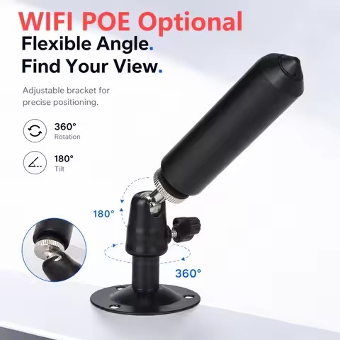5MP HD Mini POE IP Camera Video Surveillance Network Camera with POE Pen-type Video Recorder Motion 