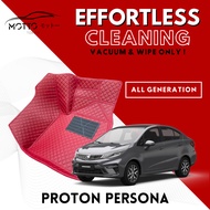 Motto Customised 5D Car Mat Proton Persona (2nd Gen & 3rd Gen) [PU Leather alas kaki karpet kereta c