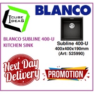 BLANCO SUBLINE 400-U STAINLESS STEEL SINK