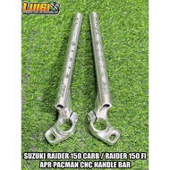 APR SUZUKI RAIDER 150 CARB / RAIDER 150 FI PACMAN CNC HANDLE BAR 100% MADE