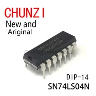 10PCS New and Original Integrated IC 74LS04 74LS04N SN74LS04 DIP-14 SN74LS04N in stock PBDR