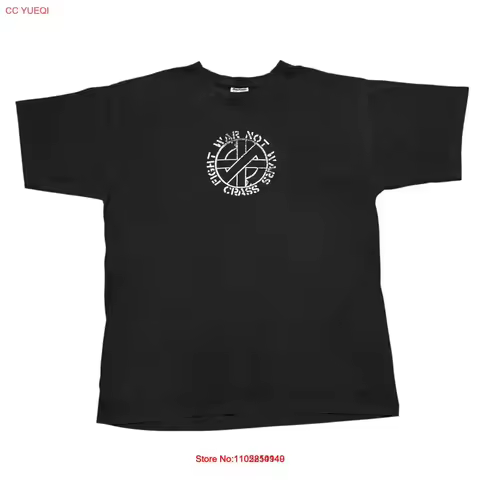 Vintage Crass T Shirt XL 90s Tour Concert Punk Band Dystopia Rudimentary Peni Washed graphic Comfort